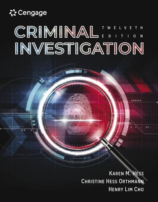 Criminal Investigation - Product Details - Cengage Instructor Center