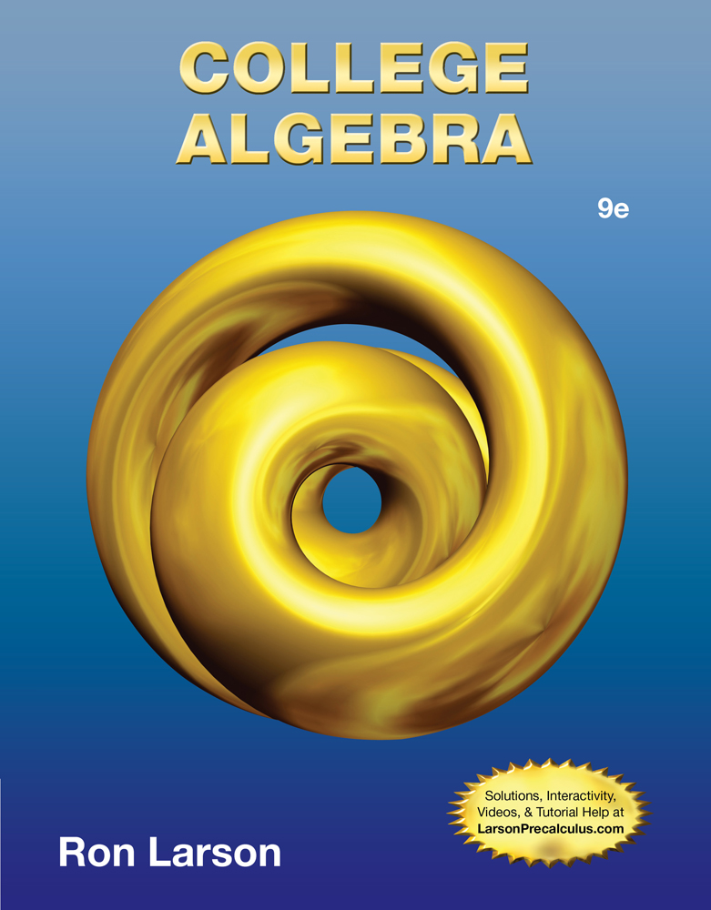 College Algebra - Product Details - Cengage Instructor Center