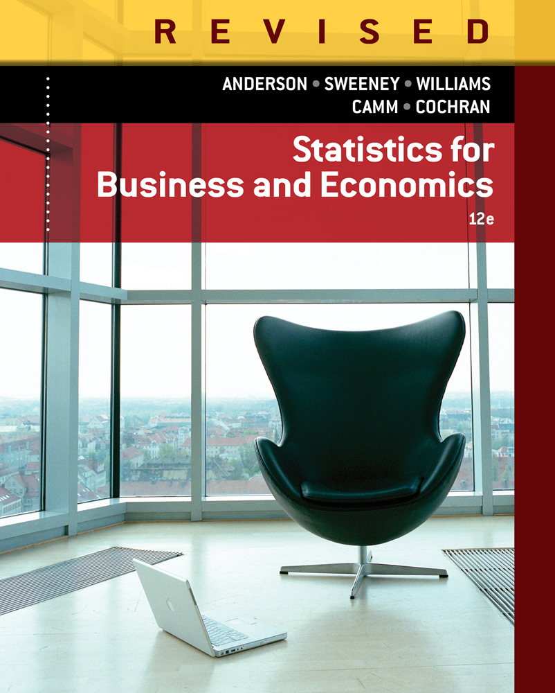 Statistics for Business & Economics, Revised - Product Details